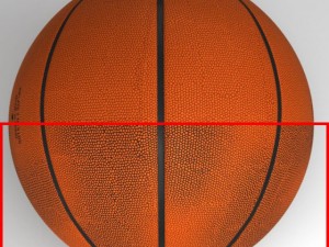 orange basketball ball 3D Model
