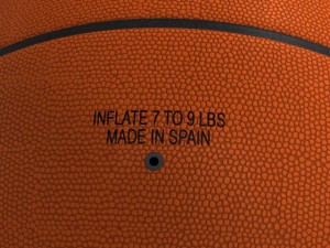 orange basketball ball 3D Model