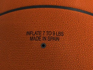 orange basketball ball 3D Model