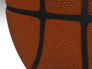 orange basketball ball 3D Model
