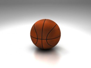 orange basketball ball 3D Model