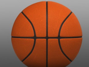 orange basketball ball 3D Model