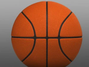 orange basketball ball 3D Model