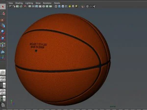 orange basketball ball 3D Model