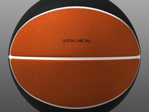 bicolor basketball ball 3D Модель