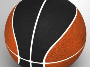 bicolor basketball ball 3D Модель