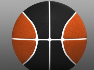 bicolor basketball ball 3D Модель