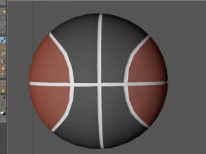 bicolor basketball ball 3D Модель
