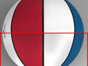 tricolor basketball ball 3D Модель