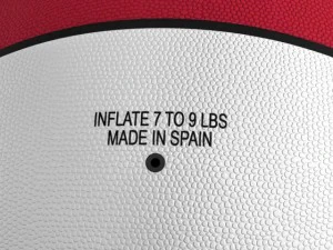 tricolor basketball ball 3D Model