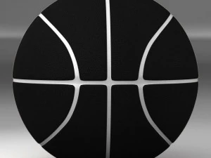 black basketball ball 3D Model