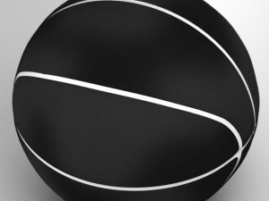 black basketball ball 3D Model