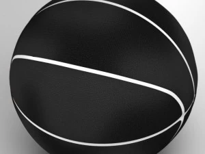 black basketball ball 3D Model
