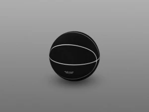 black basketball ball 3D Model