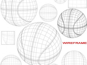 orangewhite basketball ball 3Dモデル