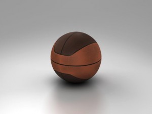 basketball ball euro Modèle 3D