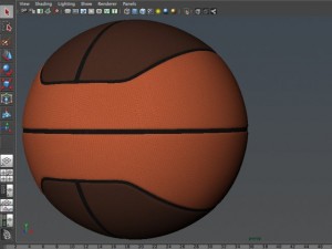 basketball ball euro Modèle 3D