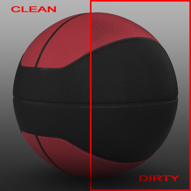 basketball ball euro redblack 3D 모델 .c4d .max .obj .3ds .fbx .stl .blend 