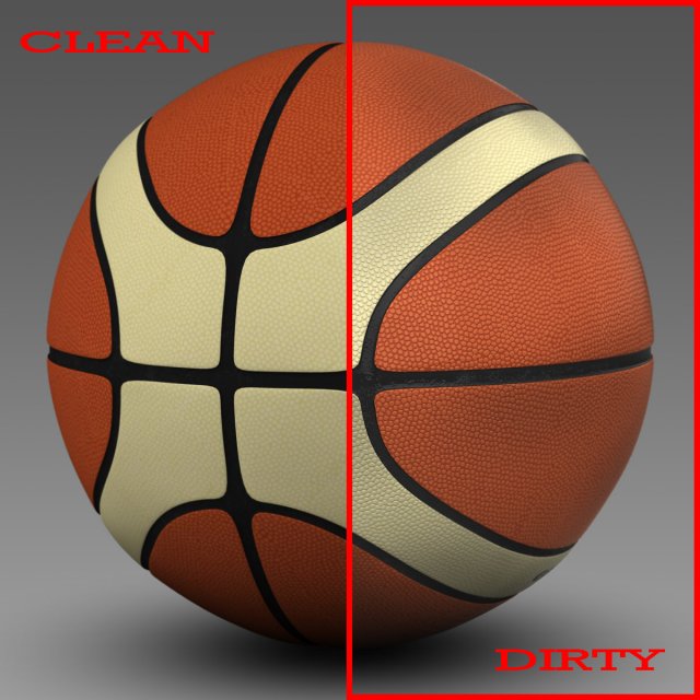 basketball ball eba 3D Model .c4d .max .obj .3ds .fbx .stl .blend 