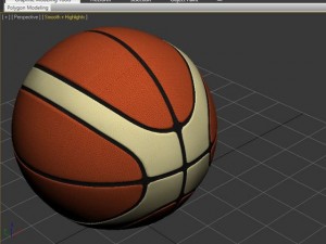 basketball ball eba 3D Model