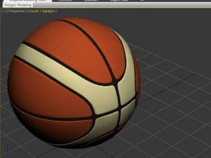 basketball ball eba 3D Model