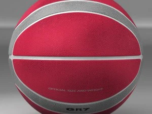basketball ball eba red 3D Model