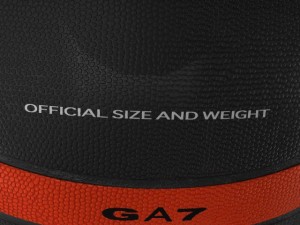 basketball ball eba black 3D Model