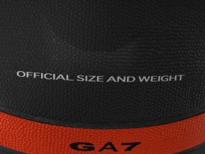 basketball ball eba black 3D Model