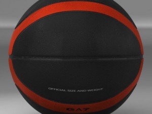 basketball ball eba black 3D Model