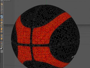 basketball ball eba black 3D Model