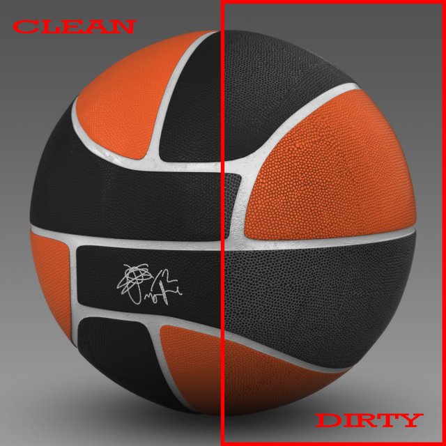 basketball ball euro black 3D Модель .c4d .max .obj .3ds .fbx .stl .blend 