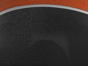 basketball ball euro black 3D Model