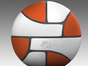 basketball ball euro white 3Dモデル
