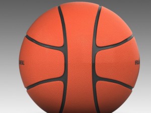 basketball ball 4l orange 3D Model