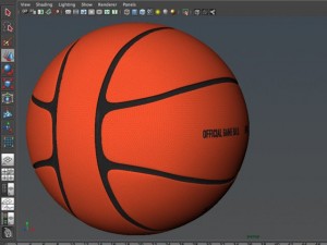 basketball ball 4l orange 3D Model