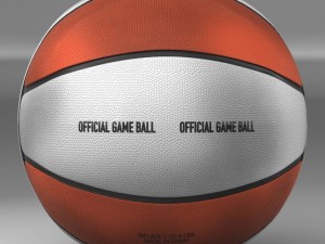 basketball ball 4l bicolor 3D Модель