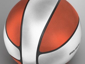 basketball ball 4l bicolor 3D Модель