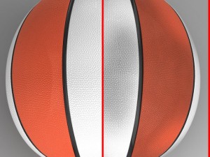 basketball ball 4l bicolor 3D Модель