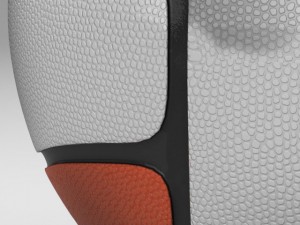 basketball ball 4l bicolor 3D Модель