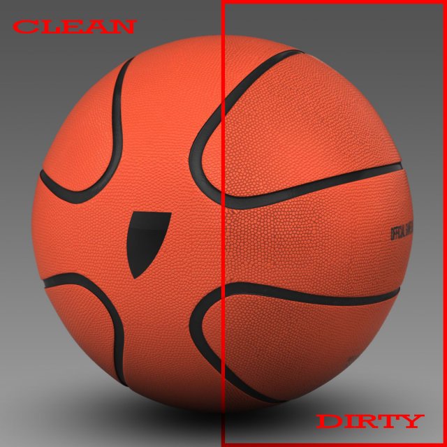 basketball ball star orange 3D Model .c4d .max .obj .3ds .fbx .stl .blend 