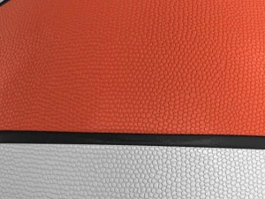basketball ball star bicolor 3D Model