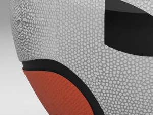 basketball ball star bicolor 3D Model
