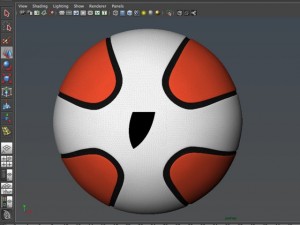basketball ball star bicolor 3D 모델