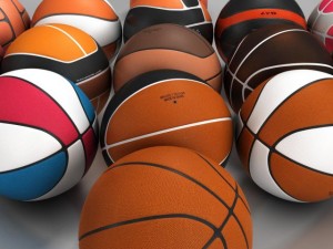 basketball ball set 3D Модель