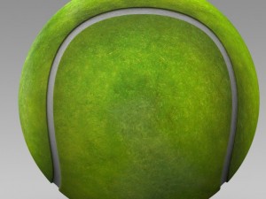 tennis ball Modello 3D