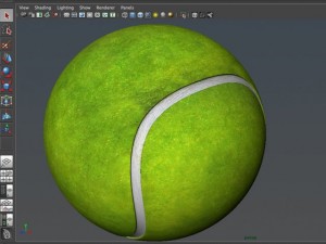 tennis ball Modello 3D