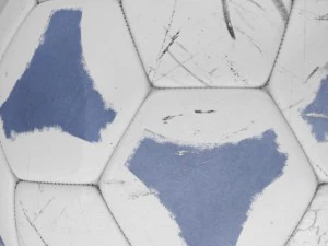 soccerball blue white 3D Model