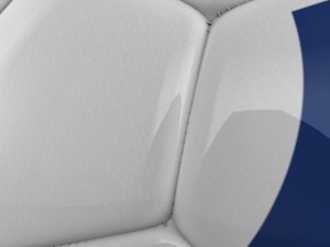 soccerball blue white 3D मॉडल