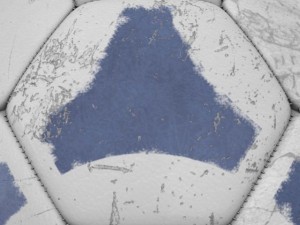 soccerball blue white 3D मॉडल