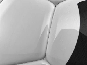soccerball black white tri 3D Model